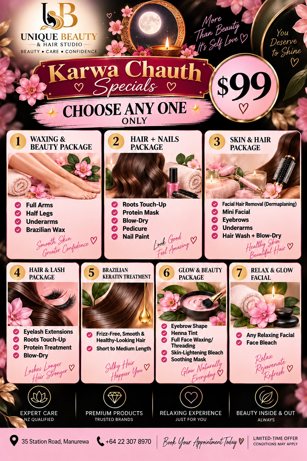 Waxing Deals - Unique Beauty & Hair Studio